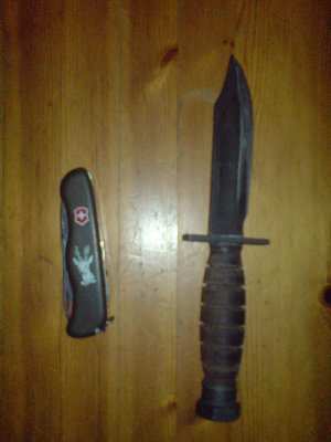 za na posao,i PP- Ontario 499 Air Force survival, Victorinox Hunter green