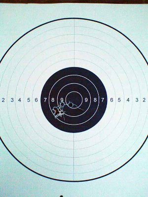 5 probnih JSB Exact da vidimo kuda nose... nisam korigirao optiku